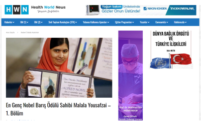 En Genç Nobel Barış Ödülü Sahibi: Malala Yousafzai 