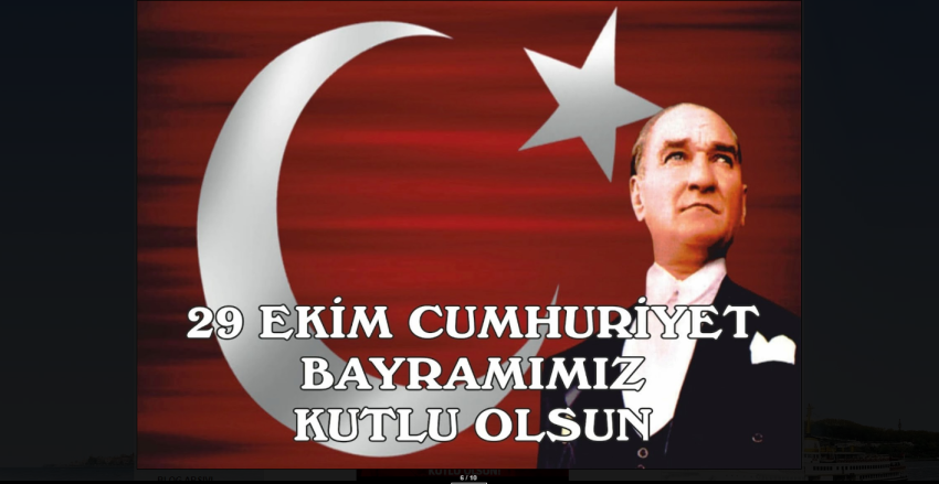 Gazi Mustafa Kemal Atatürk’ün önderliğinde Türk Milleti'nin büyük emeğiyle kurduğu Cumhuriyetimizi, tüm değerleriyle sonsuza kadar yaşatmak vazgeçilmez ortak sorumluluğumuzdur. 29 Ekim Cumhuriyet Bayramımız kutlu olsun. 